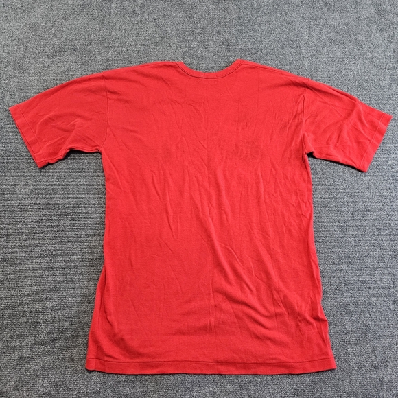 VTG Ichi Ban Tokyo LONG LIFE Kotobuki Shirt Mens M Red Short Sleeve Japan Made - Picture 8 of 11